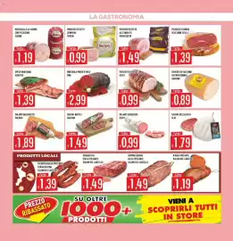 Volantino Mercadò Pagina 5: Prosciutto cotto sempione Veroni €0,99, Salame Bella Festa Clai €1,79