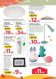 Volantino Progress Pagina 18: Lampada di emergenza LED ricaricabile €11,90, Proiettore LED €9,90
