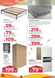 Volantino Progress Pagina 8: VALIDITÀ OFFERTE 2-25 OTTOBRE RETE LETTO Colore antracite 13 listelli Gambe altezza 30 cm