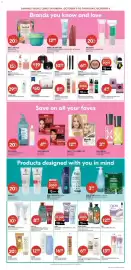 Shoppers Drug Mart flyer Page 18: Secret outlast antiperspirant deodorant or live clean or dove body wash €6,99