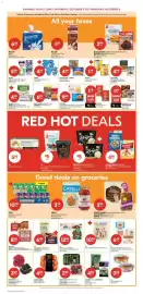 Shoppers Drug Mart flyer Page 5: PC natural choice deli meat €6,49, PC fully cooked chicken breast strips €10,99