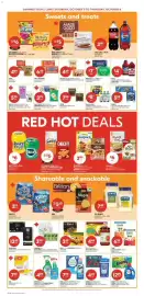 Shoppers Drug Mart flyer Page 7: Fibre 1 brownies snack bars €3,97, Shout laundry stain remover €7,99