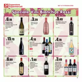 Volantino Sì con te Supermercati Pagina 19: Syrah IGP/ Nero d'Avola Sicilia DOC/ Grillo Sicilia DOC Tenute Orestiadi €4,19