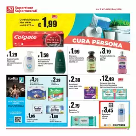 Volantino Sì con te Supermercati Pagina 23: Shampoo Antica Erboristeria €1,99, Assorbenti Lines Seta Ultra €2,39
