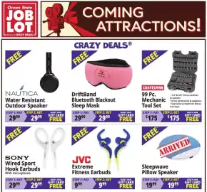 Ocean State Job Lot flyer week 40 Page 1: Jvc extreme fitness earbuds €9,99
