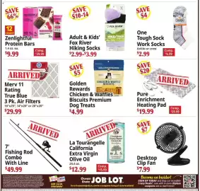 Ocean State Job Lot flyer week 40 Page 6: True Blue merv 11 rating air filters €29,99, One Tough Sock Work Socks €2,99