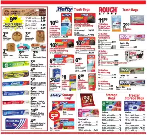 Ocean State Job Lot flyer week 40 Page 17: Food Lock sandwich storage bags €2,00, Hefty ultra strong drawstring €17,99