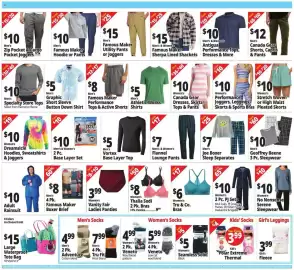 Ocean State Job Lot flyer week 40 Page 3: Men's Vortex Base Layer Top €5,00, Large Waterproof Tote Bag €15,00