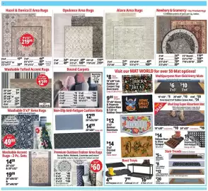 Ocean State Job Lot flyer week 40 Page 5: Opulence Area Rugs €24,99, Alara Area Rugs €21,99