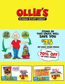 Ollie's weekly ad week 40 Page 1