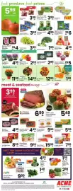 ACME weekly ad week 40 Page 4: Usda choice beef bottom round roast €6,99, Signature Select Avocados €4,99