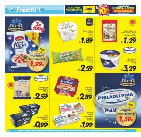 Volantino Iper Super Conveniente Pagina 10: Philadelphia Formaggio fresco €1,39, Galbanino l'Originale €2,59
