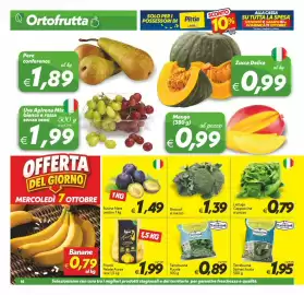 Volantino Iper Super Conveniente Pagina 16: Terrabuona Rucola €0,89, Pizzoli Patate Aurea €1,99