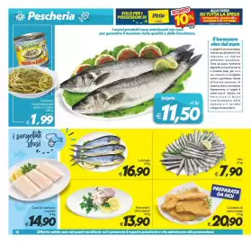 Volantino Iper Super Conveniente Pagina 18: Alici €7,90, Cotoletta di pesce spada €20,90