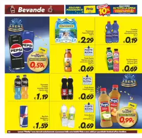 Volantino Iper Super Conveniente Pagina 20: Fonte Buona Nettare vari tipi/succo ace €0,69, Fontenoce Acqua Naturale €2,29