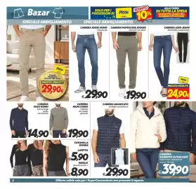 Volantino Iper Super Conveniente Pagina 27: Carrera legg-jeans €24,90, Carrera pantalone jogger €19,90