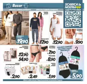 Volantino Iper Super Conveniente Pagina 28: Pompea calza spugna €1,99, Cabifi calzini €2,49
