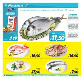 Volantino Iper Super Conveniente Pagina 16: Calamari decongelati €14,90, Pagro allevato €16,90