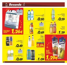 Volantino Iper Super Conveniente Pagina 18: Santal Succhi di frutta €1,29, Fonte Buona Nettare vari tipi/succo ace €0,69