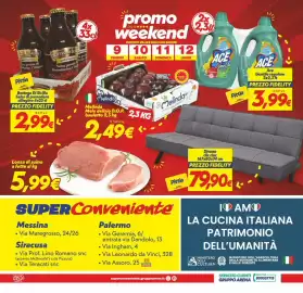 Volantino Iper Super Conveniente Pagina 28: Bottega Di Sicilia Salsa di pomodoro ciliegino €2,99, Ace Gentile €3,99