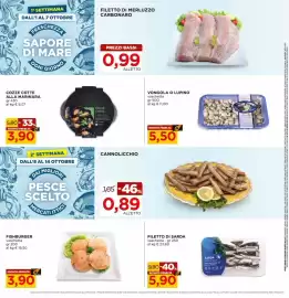 Volantino Alì Supermercati Pagina 6: Cozze cotte alla marinara €3,90, Vongola o lupino €5,50
