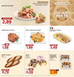 Volantino Alì Supermercati Pagina 9: Arrosto di vitello carne italiana €2,49, Insalata di mare €2,89