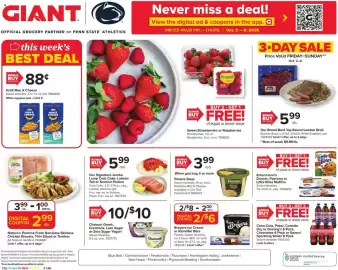 GIANT weekly ad week 40 Page 1
