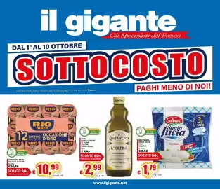 Volantino Il Gigante Pagina 1: Mozzarella Santa Lucia Tris Galbani €1,79