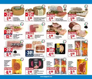 Volantino Il Gigante Pagina 17: Finocchiona IGP Salumeria di Monte San Savino €1,29, Guanciale stagionato intero €1,49