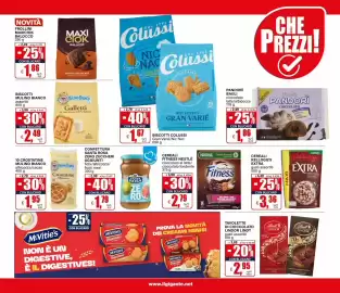 Volantino Il Gigante Pagina 23: Cereali Kellogg's Extra €3,36, Biscotti Colussi Gran Varié/Nic Nac €1,67