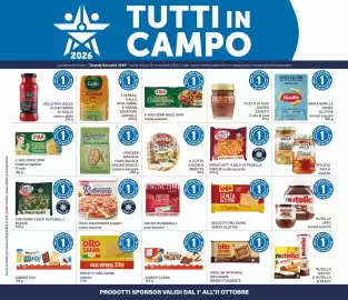 Volantino Il Gigante Pagina 34: Biscotti Oro Saiwa senza glutine €1,00, Cracker armonia fiori d'acqua mulino bianco €1,00
