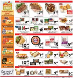 Weis Markets weekly ad Page 5: Signature Select Pasture Raised Boneless New York Strip Steak €9,99