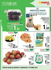 Volantino Conad City Pagina 8: Funghi champignon Conad €1,97, Insalata iceberg, le tenere bonduelle €1,37