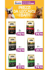Volantino Ayoka Pagina 16: Acana dog light & fit €21,90, Acana dog senior €74,90