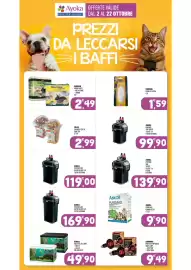 Volantino Ayoka Pagina 12: Askoll Puremax Cannolicchi €9,90, Zolux Crunchy Cup XL €2,99