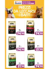 Volantino Ayoka Pagina 16: Acana dog light & fit €21,90, Acana dog senior €74,90