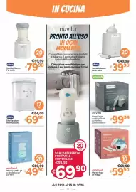 Volantino Ideal Bimbo Pagina 16: Scaldabiberon Portatile Chicco €79,90, Miniland Warmy food on the go €59,90