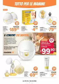 Volantino Ideal Bimbo Pagina 18: Medela Coppette assorbilatte ultratraspiranti €4,99