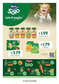 Volantino Ideal Bimbo Pagina 23: Snack Hero €1,79, Pouches Frutta Bio €0,79