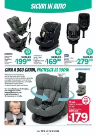 Volantino Ideal Bimbo Pagina 30: Be cool Easy I-Size €199,00, Foppapedretti Circle I-Size €169,00