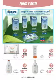 Volantino Ideal Bimbo Pagina 7: Triderm Baby salviettine detergenti €2,90, BioNire Bagno-olio €18,90