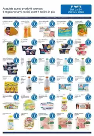 Volantino Famila Pagina 14: Latte Benefit Zymil Parmalat €1,00, Teneroni Baby/con vitello €1,00