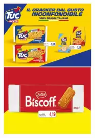 Volantino Famila Pagina 6: TUC CRACKER IL CRACKER DAL GUSTO INCONFONDIBILE 100% GRANO ITALIANO Cracker classici TUC gr.315