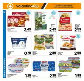 Volantino Interspar Pagina 23: Spalmabile fresco Santa Lucia Nuvola €1,29, Nutella croissant €2,99