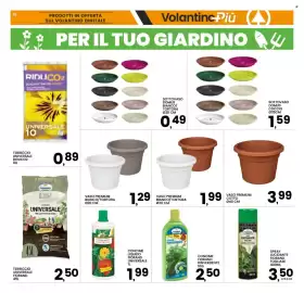 Volantino Interspar Pagina 28: Vaso Premium Bianco/Tortora €1,99, Concime rinverdente Fiorand €2,50