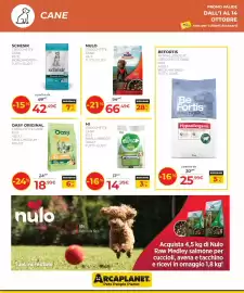 Volantino Arcaplanet Pagina 14: Hi lamb Agnello €14,99, Be Fortis Functional Hypoallergenic €25,99