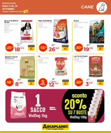 Volantino Arcaplanet Pagina 15: Hi paté manzo con mela adult €12,75, Select Gold Sensitive €8,99