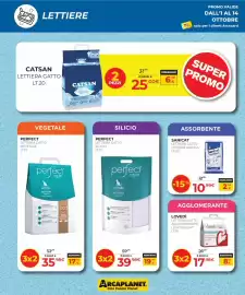 Volantino Arcaplanet Pagina 18: Perfect lettiera gatto silicio €39,98, Perfect lettiera gatto vegetale €35,98