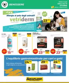 Volantino Arcaplanet Pagina 22: Brit multivitamin €11,96, Purina Pro Plan Multivitamins + €23,84