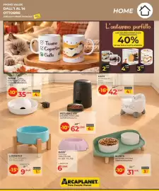 Volantino Arcaplanet Pagina 25: Petlibro Air distributore cibo automatico €62,09, Daisy ciotola €6,99